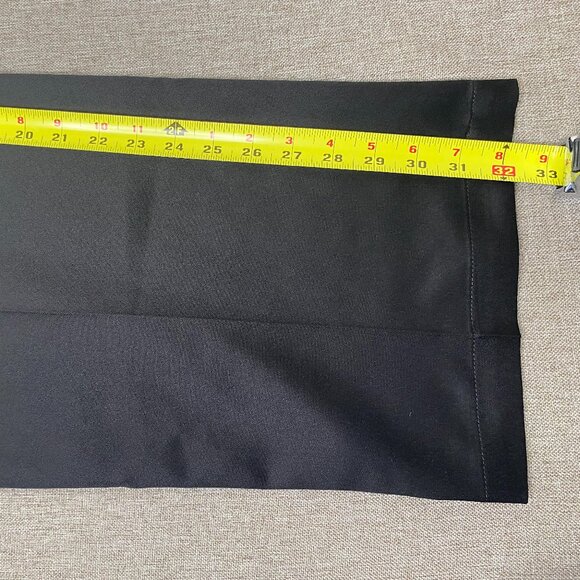 Haggar CLASSIC FIT Dress Pants Men's 42 x 32 High Rise Black Office Business - Picture 12 of 14